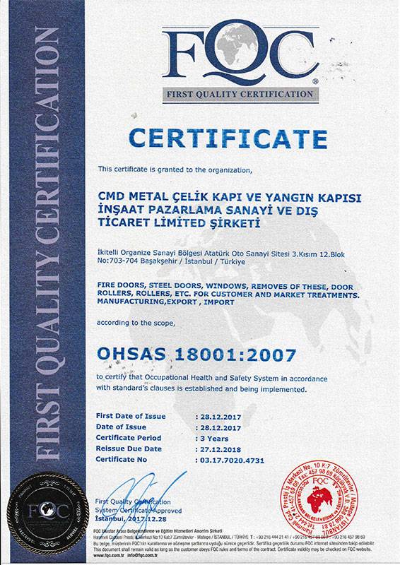 OHSAS 18001