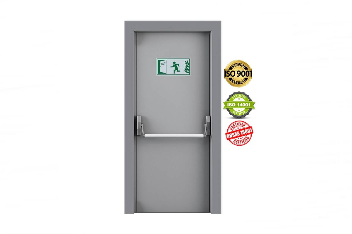 Tek Kanatlı Camsız Yangın Kapısı