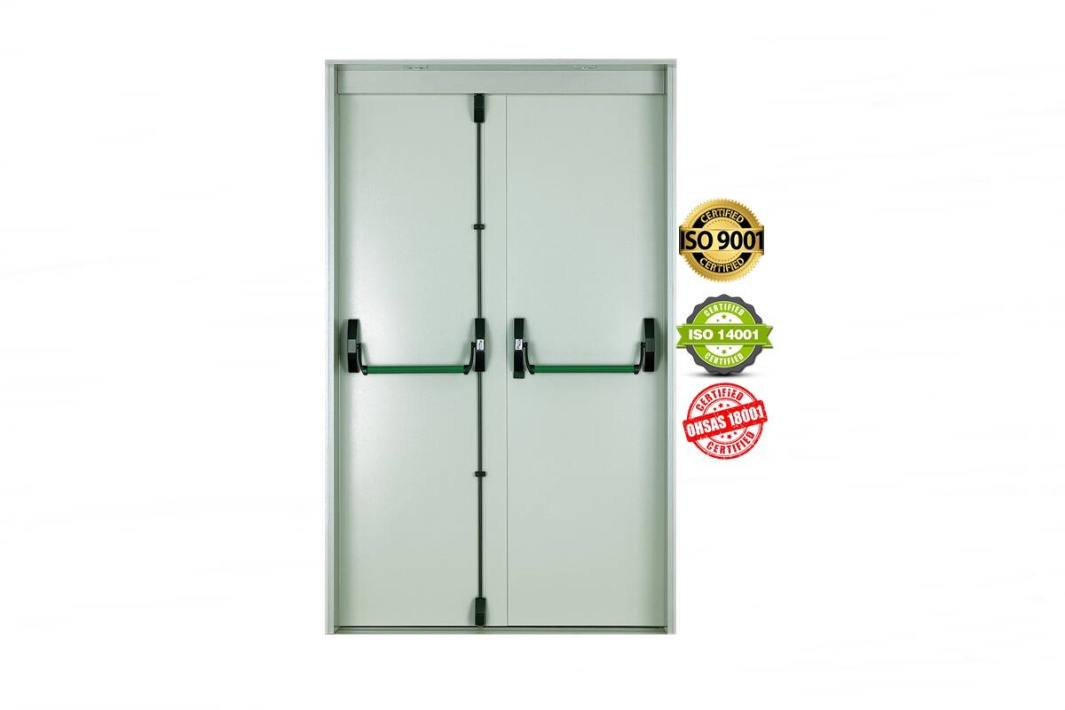 Çift Kanatlı Camsız Yangın Kapısı